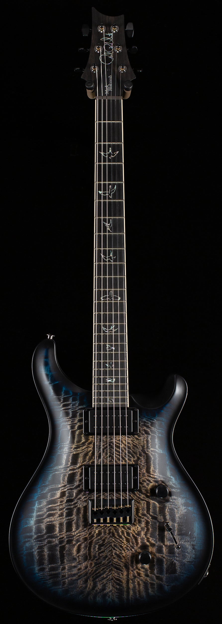 PRS Mark Holcomb Signature Figured Mango Top Holcomb Wraparound Blue Burst (415)