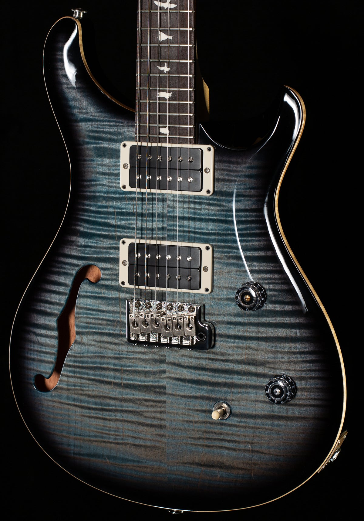 PRS CE 24 Semi-Hollow Faded Blue Smokeburst (382)