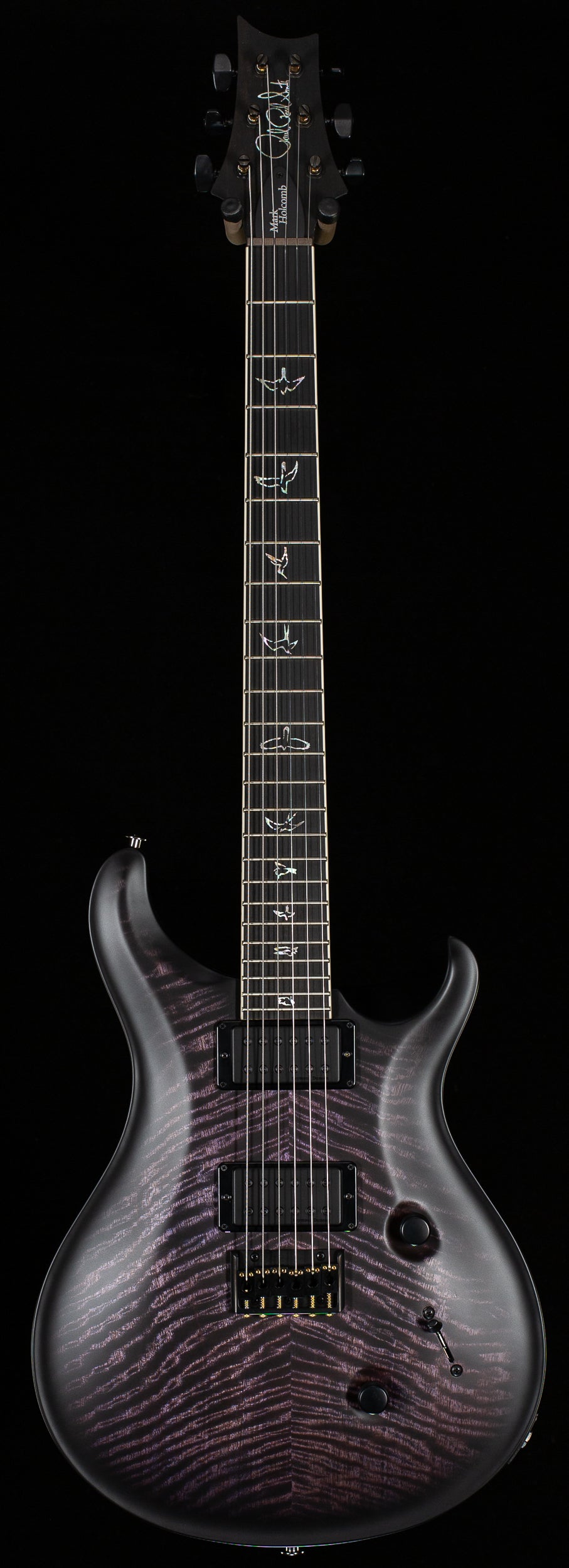 PRS Mark Holcomb Signature Figured Mango Top Purple Mist Wraparound Burst (029)