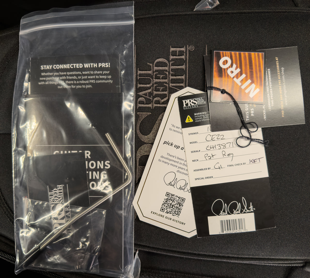PRS Limited Edition CE 22 Black Amber (871)