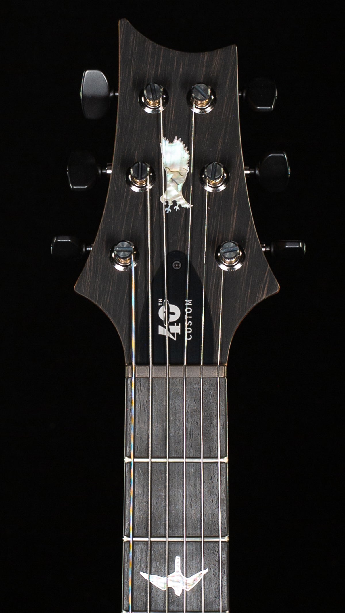 PRS 40th Anniversary Custom 24 Satin Figured Mango Top Charcoal (051)