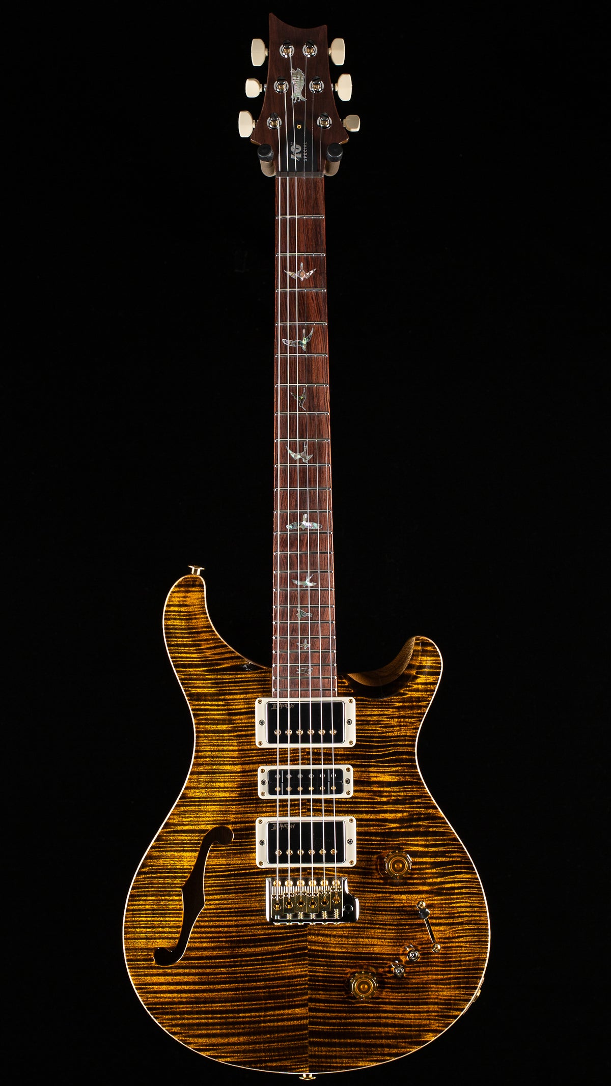 PRS 40th Anniversary Special Semi-Hollow Yellow Tiger Artist Top (112)