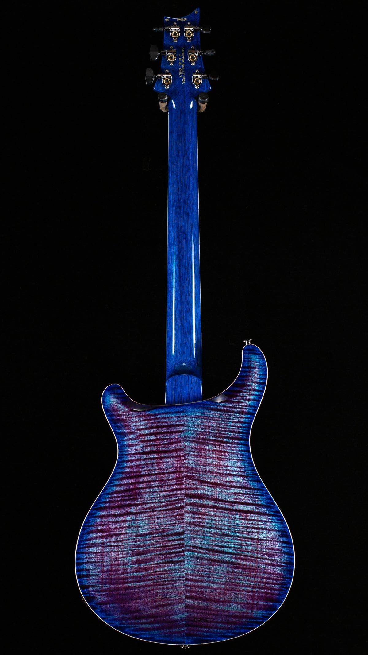 PRS Wood Library Willcutt Exclusive McCarty 594 Hollowbody II Violet Blue Burst 10 Top (131)