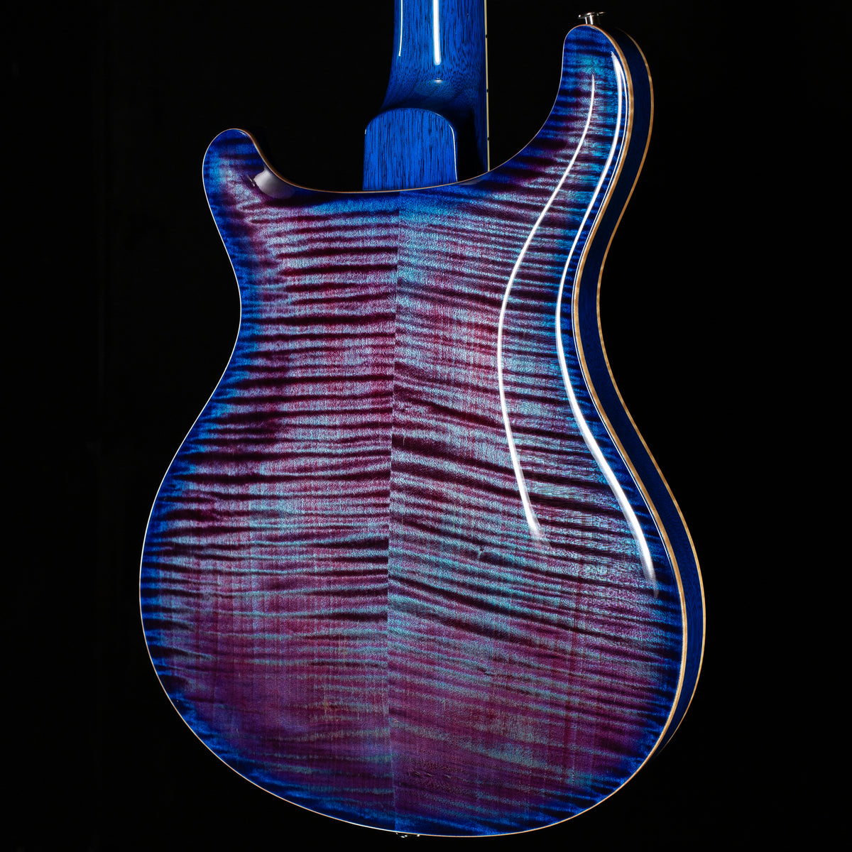 PRS Wood Library Willcutt Exclusive McCarty 594 Hollowbody II Violet Blue Burst 10 Top (131)