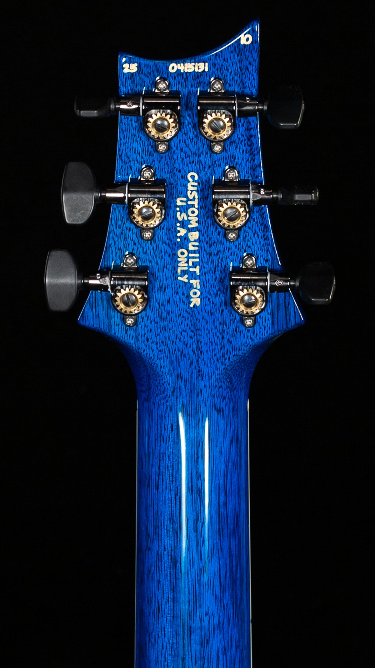 PRS Wood Library Willcutt Exclusive McCarty 594 Hollowbody II Violet Blue Burst 10 Top (131)