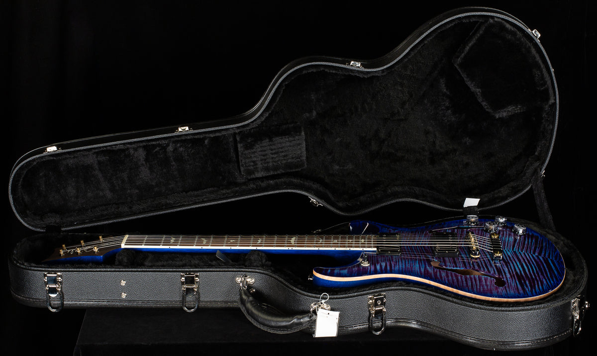 PRS Wood Library Willcutt Exclusive McCarty 594 Hollowbody II Violet Blue Burst 10 Top (131)