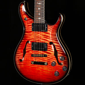 PRS Wood Library Willcutt Exclusive McCarty 594 Hollowbody II Blood Orange Smokeburst 10 Top (132)