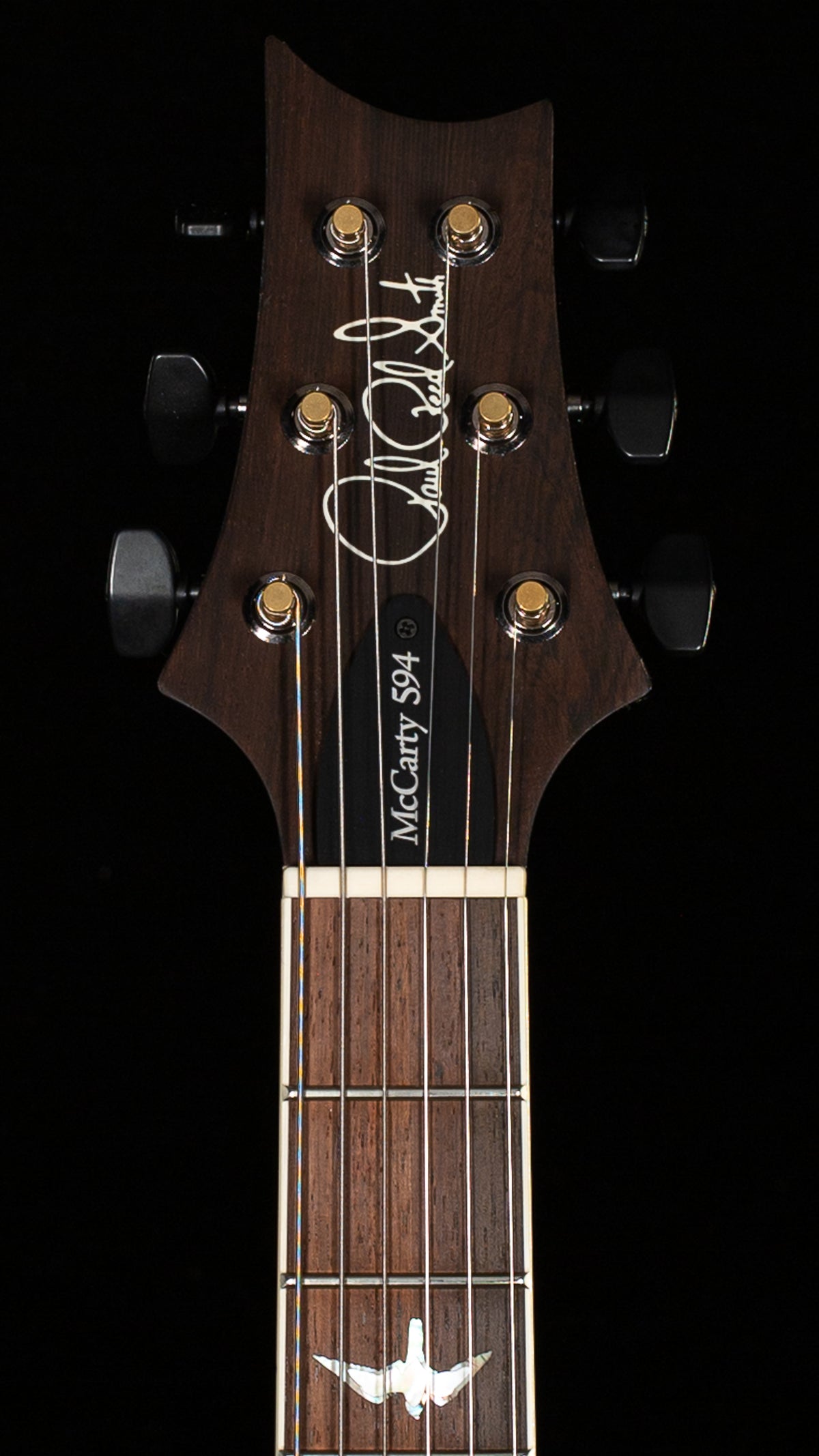 PRS Wood Library Willcutt Exclusive McCarty 594 Hollowbody II Blood Orange Smokeburst 10 Top (132)