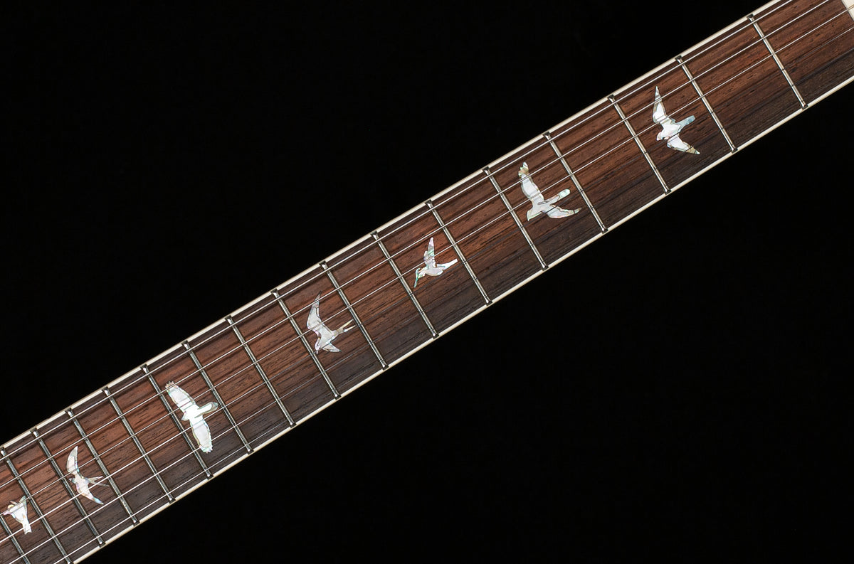 PRS Wood Library Willcutt Exclusive McCarty 594 Hollowbody II Blood Orange Smokeburst 10 Top (132)