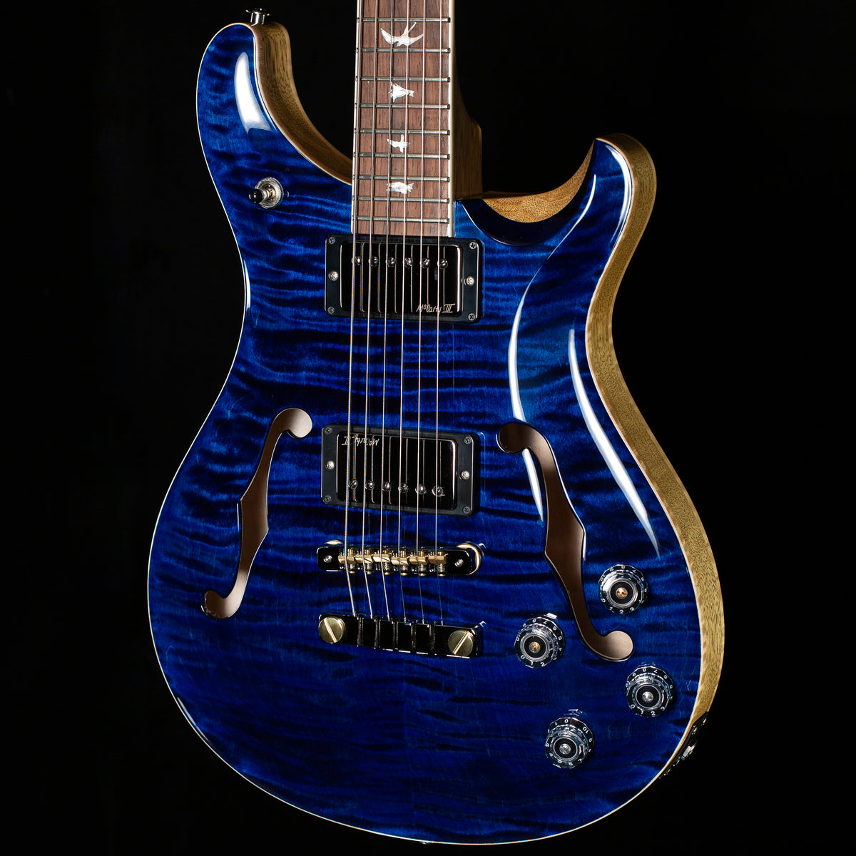 PRS Wood Library Willcutt Exclusive McCarty 594 Hollowbody II Whale Blue 10 Top (134)