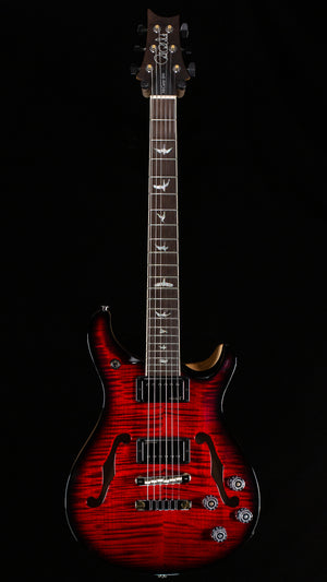 PRS Wood Library Willcutt Exclusive McCarty 594 Hollowbody II Fire Red Smokeburst 10 Top (135)