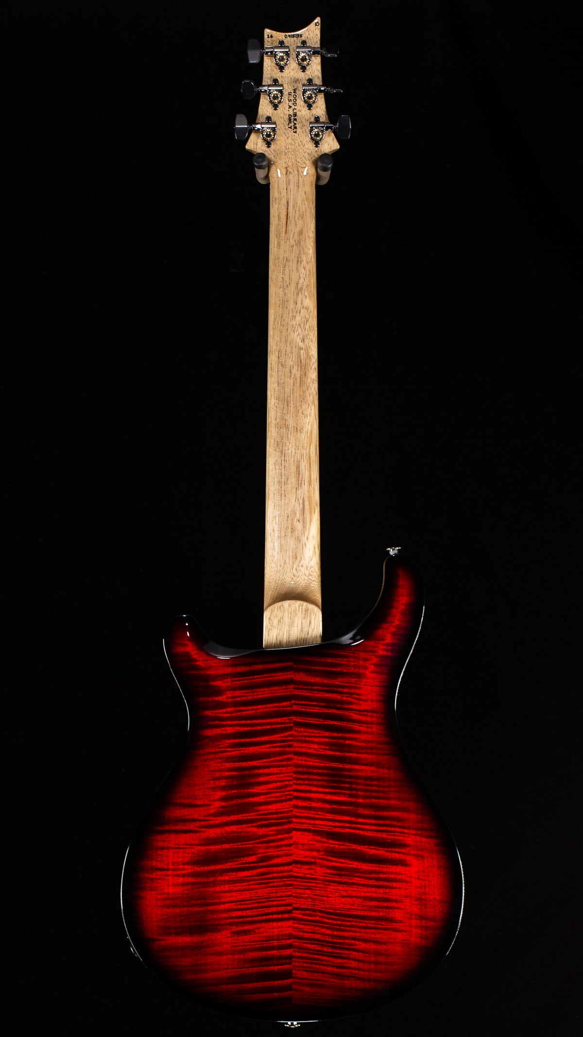 PRS Wood Library Willcutt Exclusive McCarty 594 Hollowbody II Fire Red Smokeburst 10 Top (135)