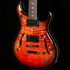 PRS Wood Library Willcutt Exclusive McCarty 594 Hollowbody II Blood Orange Smokeburst 10 Top (136)