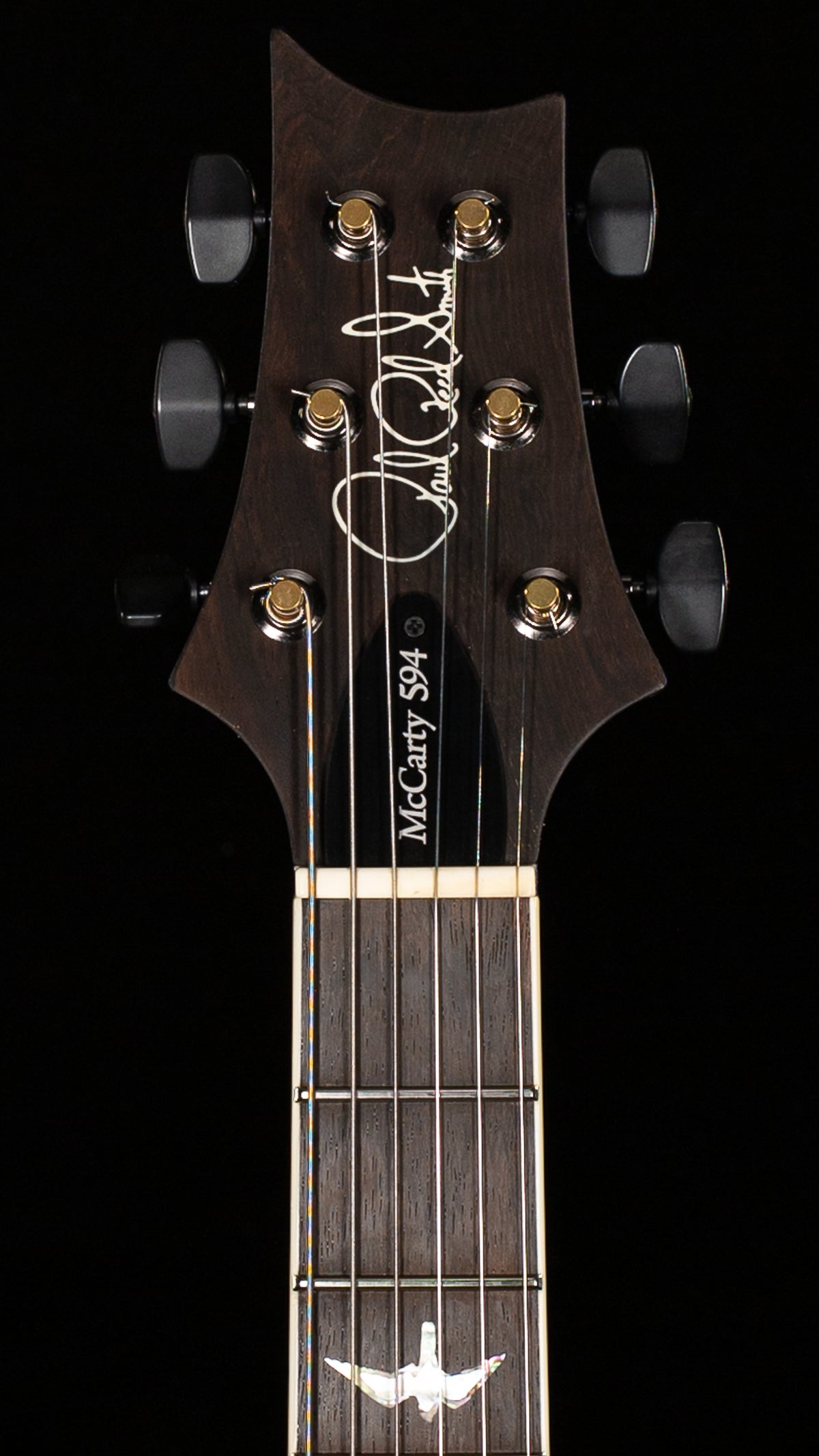 PRS Wood Library Willcutt Exclusive McCarty 594 Hollowbody II Violet Blue Burst 10 Top (137)