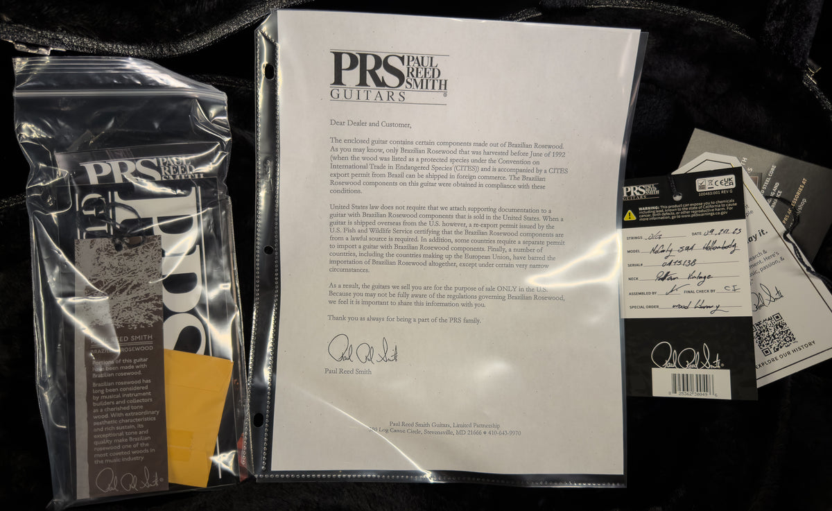 PRS Wood Library Willcutt Exclusive McCarty 594 Hollowbody II Eriza Verde Smokeburs Smokeburst 10 Top (138)