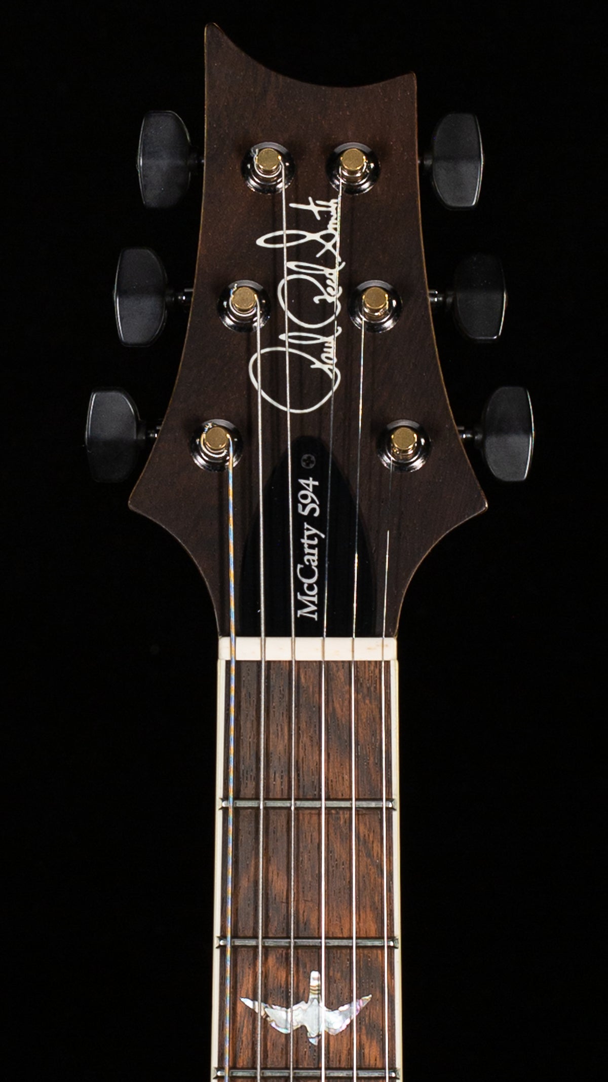 PRS Wood Library Willcutt Exclusive McCarty 594 Hollowbody II Whale Blue Natural Back 10 Top (139)