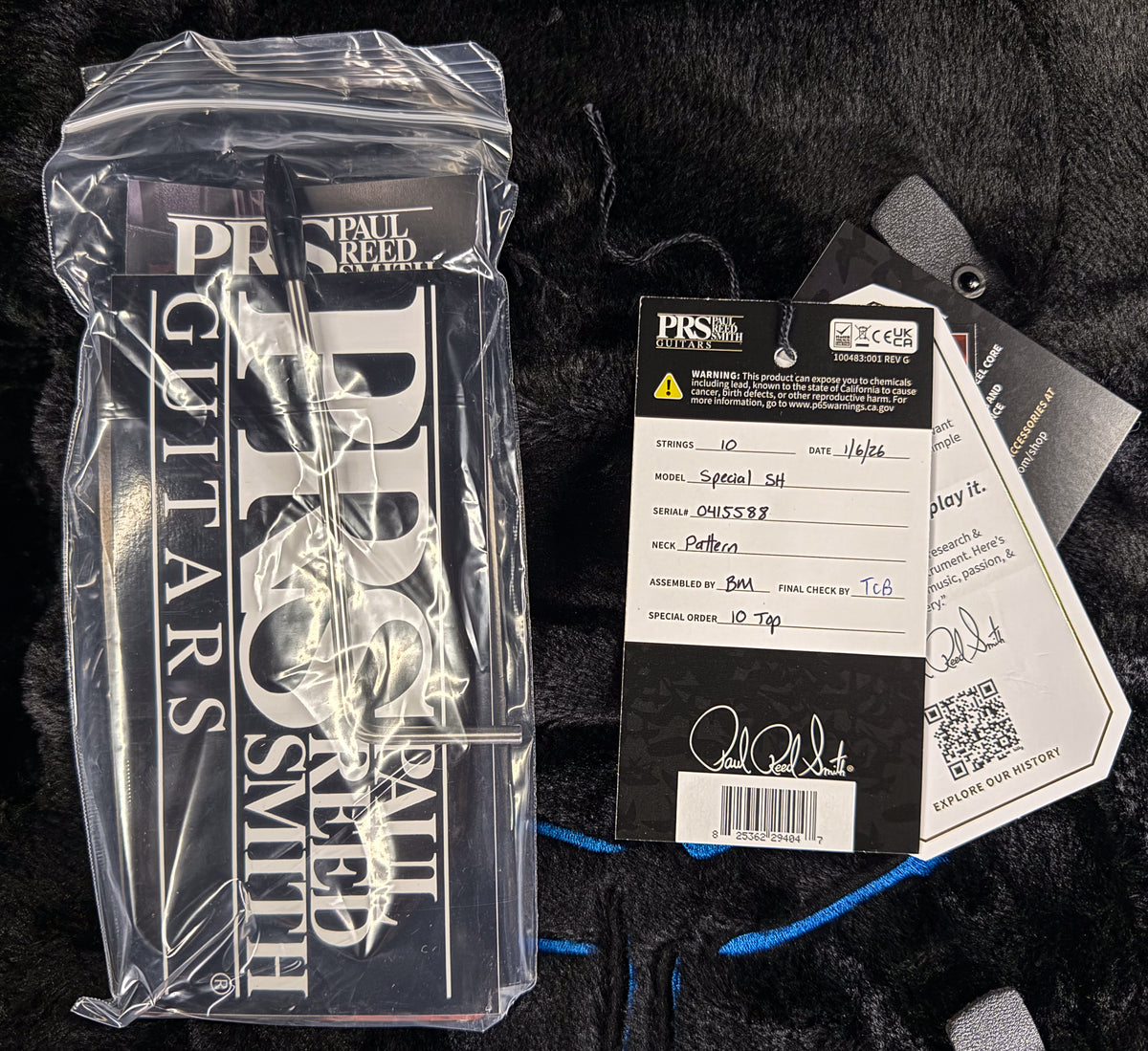 PRS Special Semi-Hollow River Blue Pearl 10 Top (588)