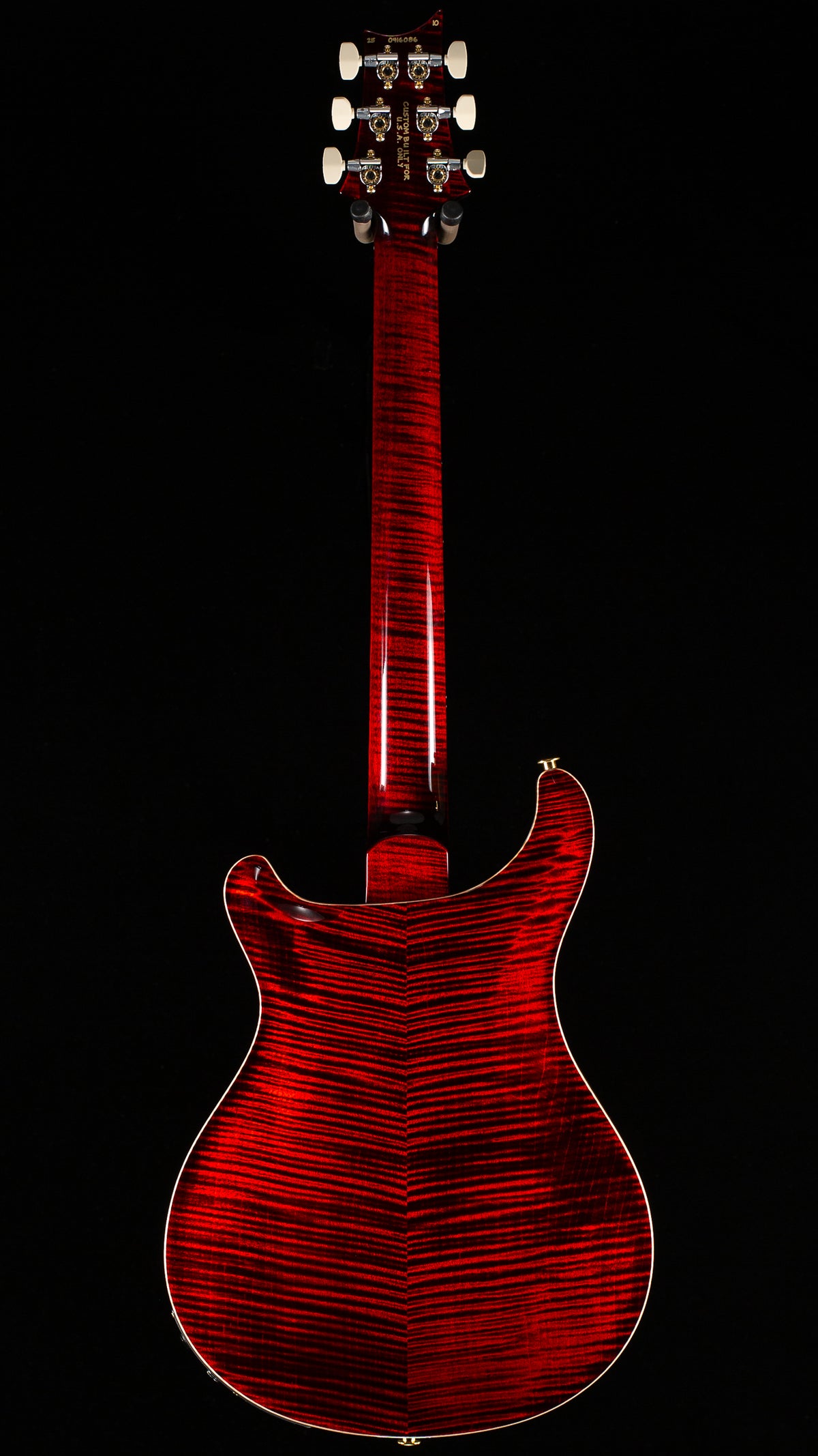 PRS Wood Library Willcutt Exclusive Hollowbody II Piezo Red Tiger Stained Neck 10 Top (086)