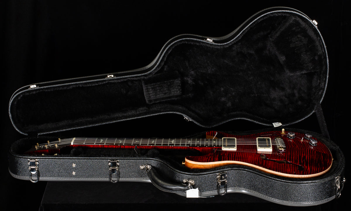 PRS Wood Library Willcutt Exclusive Hollowbody II Piezo Red Tiger Stained Neck 10 Top (086)