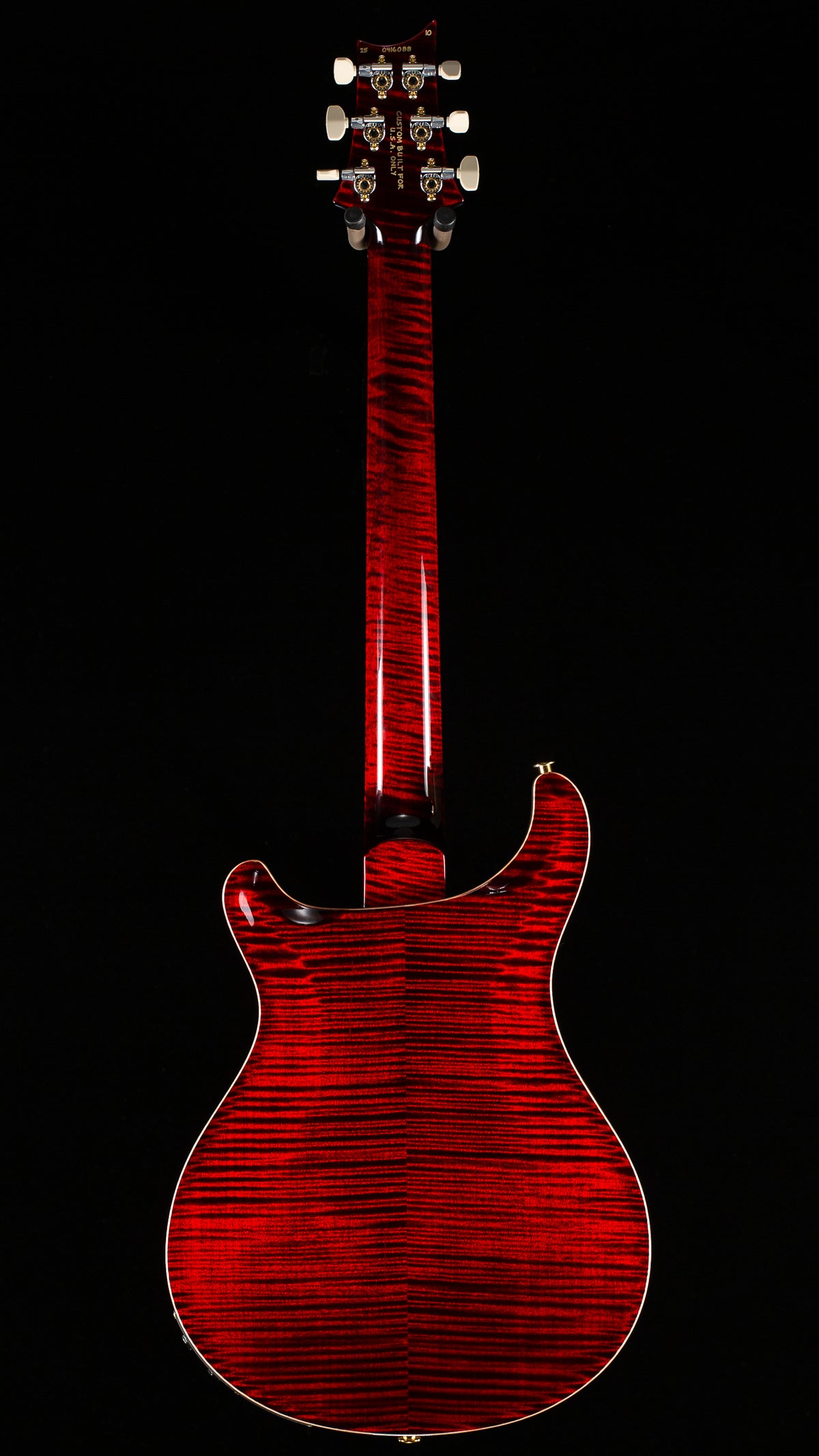 PRS Wood Library Willcutt Exclusive Hollowbody II Piezo Red Tiger Natural Back Stained Neck 10 Top (088)