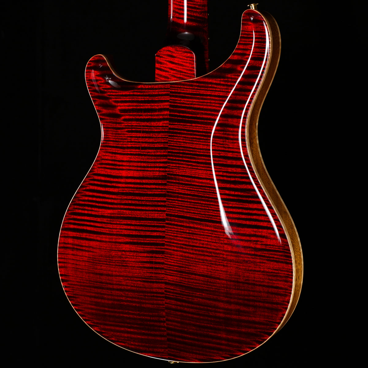 PRS Wood Library Willcutt Exclusive Hollowbody II Piezo Red Tiger Natural Back Stained Neck 10 Top (088)