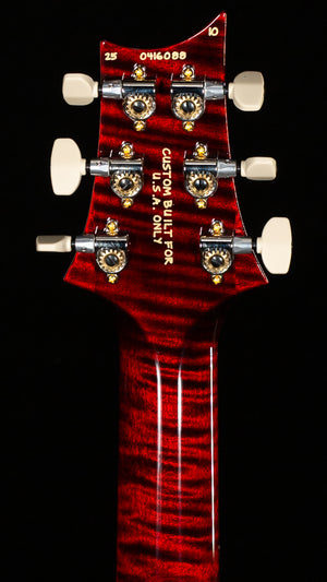 PRS Wood Library Willcutt Exclusive Hollowbody II Piezo Red Tiger Natural Back Stained Neck 10 Top (088)