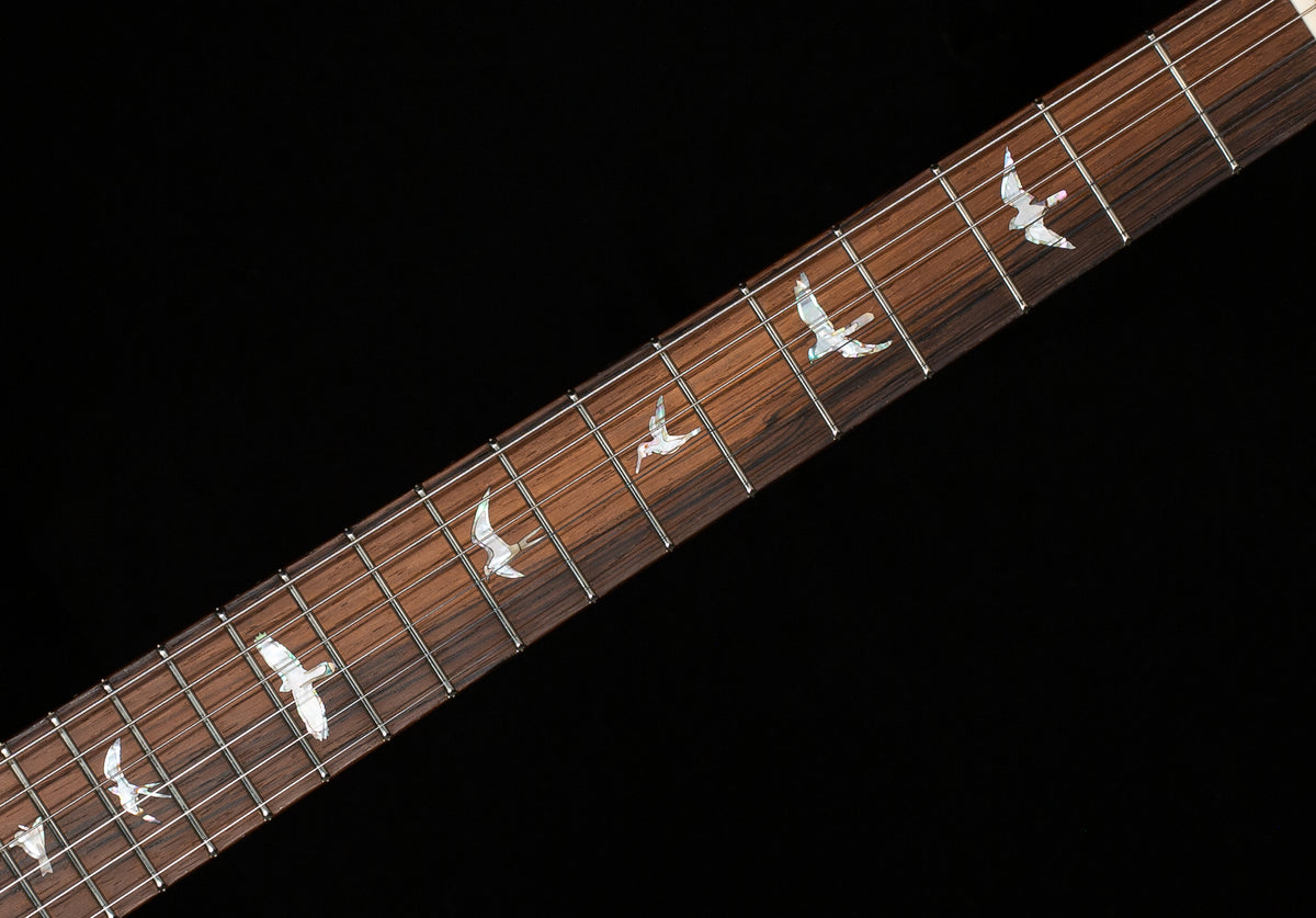 PRS Wood Library Willcutt Exclusive Hollowbody II Piezo Purple Mist Stained Neck 10 Top Quilt (089)