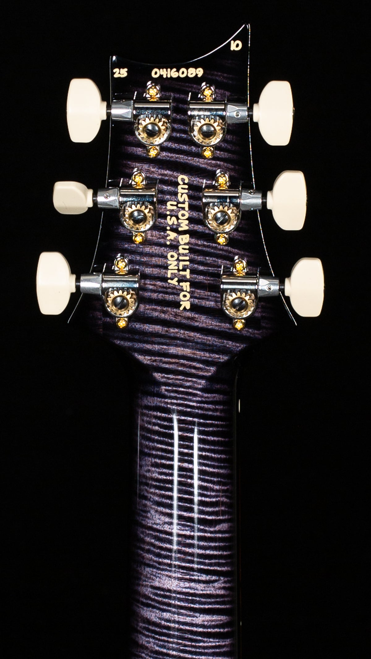 PRS Wood Library Willcutt Exclusive Hollowbody II Piezo Purple Mist Stained Neck 10 Top Quilt (089)