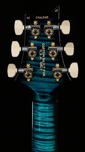 PRS Wood Library Willcutt Exclusive Hollowbody II Piezo Cobalt Smokeburst Stained Neck 10 Top Quilt (090)