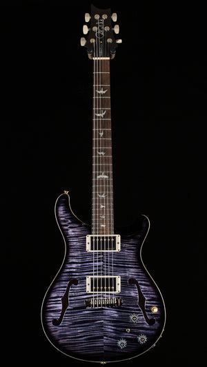 PRS Wood Library Willcutt Exclusive Hollowbody II Piezo Purple Mist Stained Neck 10 Top Quilt (091)