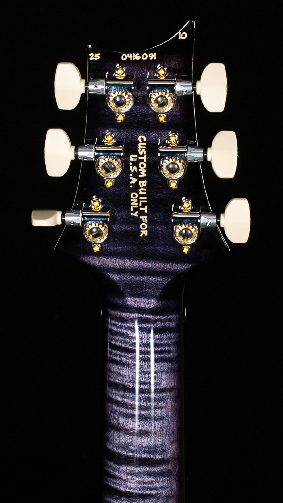 PRS Wood Library Willcutt Exclusive Hollowbody II Piezo Purple Mist Stained Neck 10 Top Quilt (091)