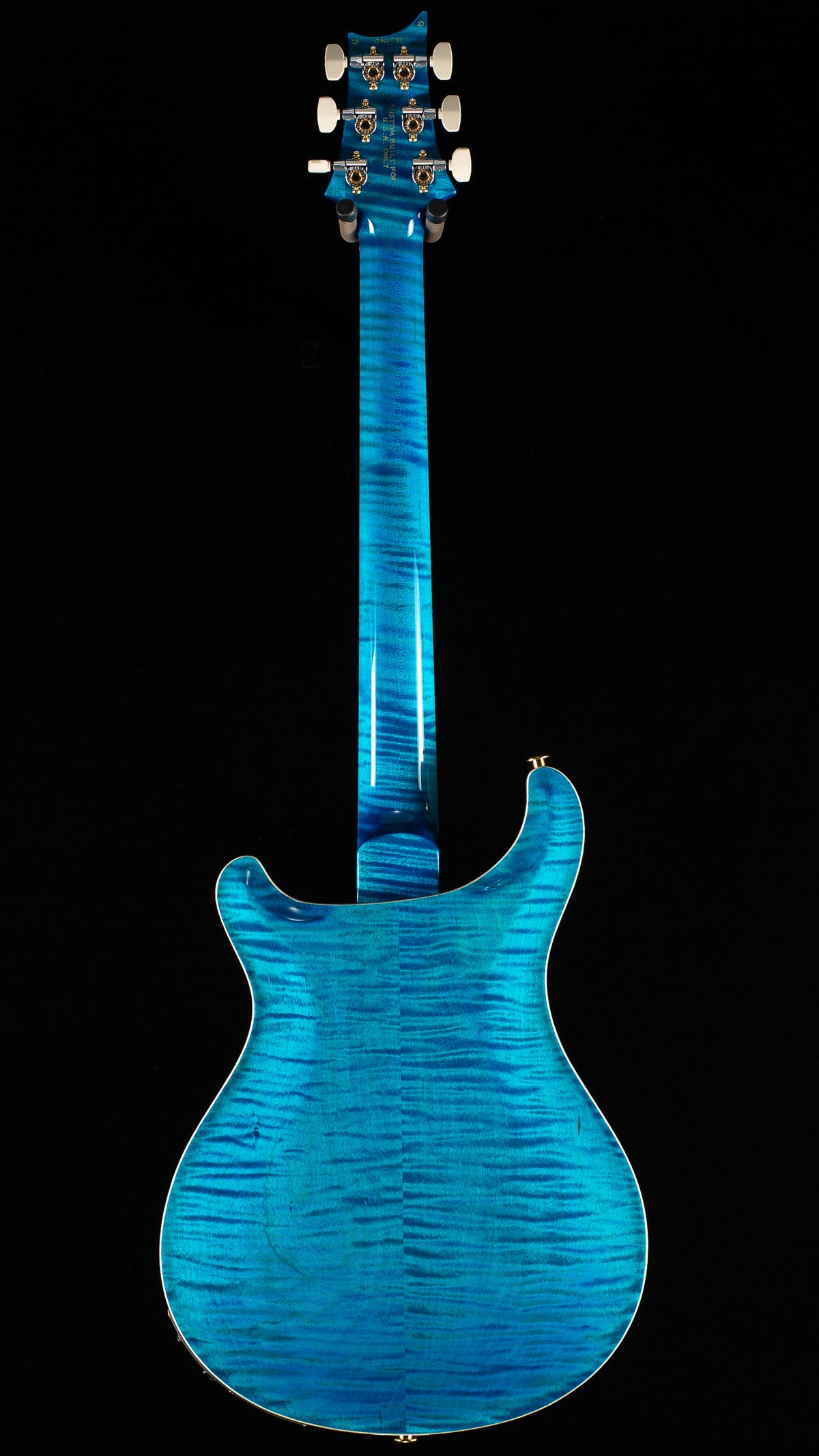 PRS Wood Library Willcutt Exclusive Hollowbody II Piezo Carroll Blue Stained Neck 10 Top (093)