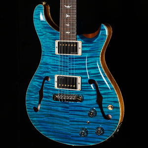 PRS Wood Library Willcutt Exclusive Hollowbody II Piezo Carroll Blue Stained Neck 10 Top (093)