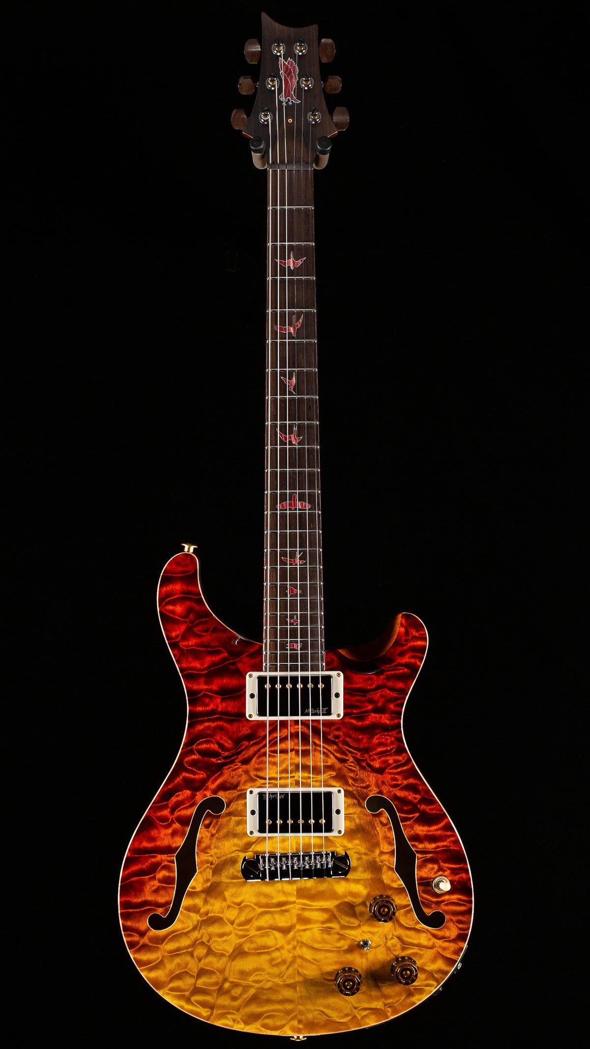 PRS Private Stock 12255 Hollowbody II Quilt Autumn Dragon's Breath (410)