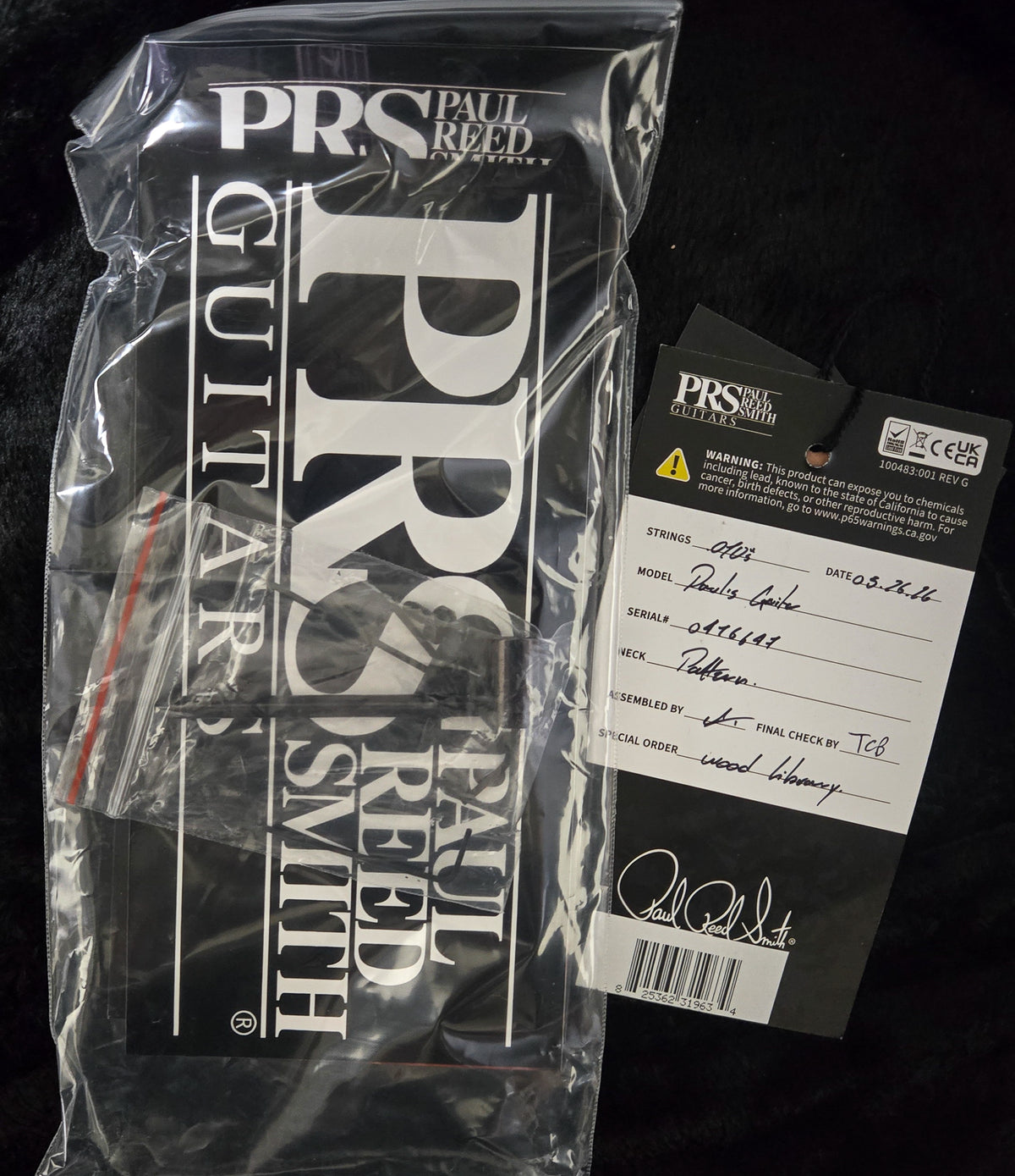 PRS Wood Library Willcutt Exclusive Paul's Guitar Natural Quilt Maple 10-Top (647)