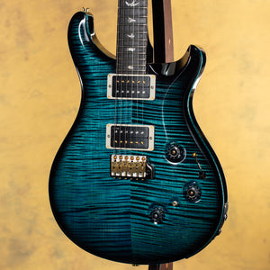 2025 PRS Custom 24 Piezo 10 Top Cobalt Smoke Burst