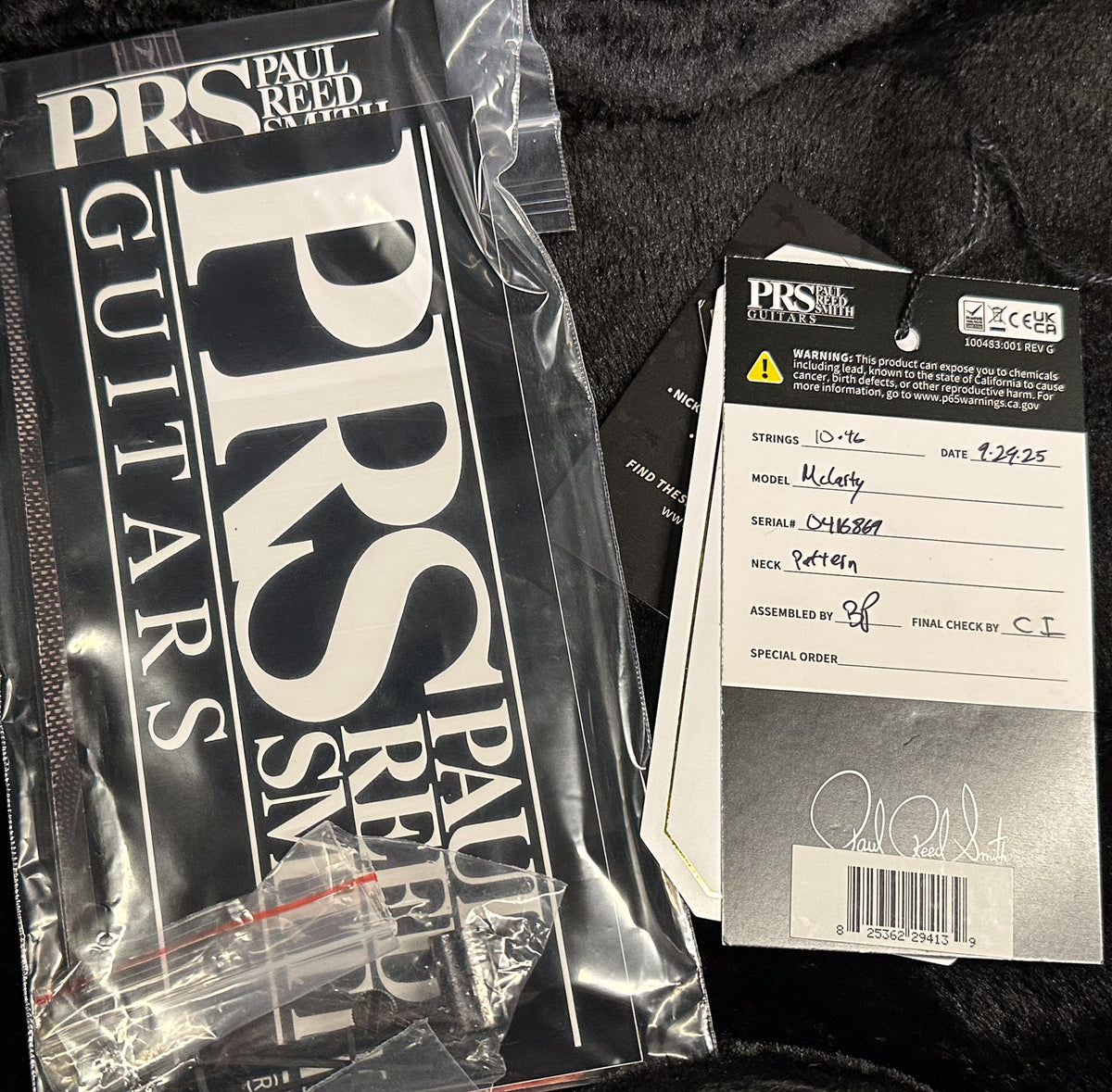 PRS McCarty Tiger Eye 10 Top (869)