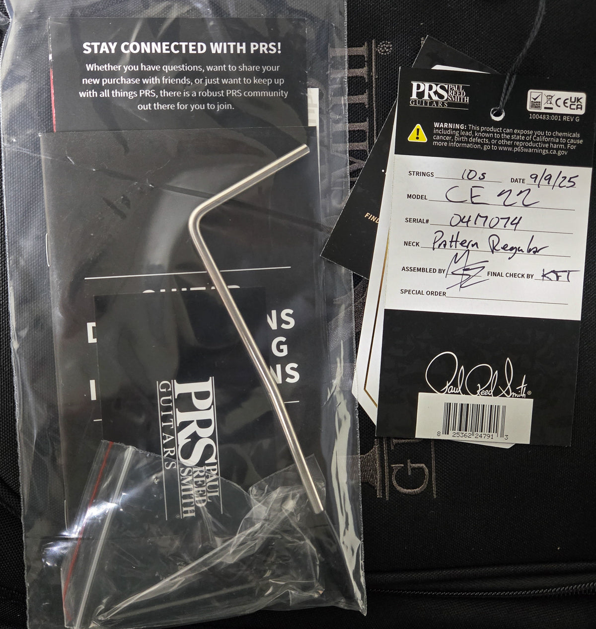 PRS Limited Edition CE 22 Black Amber (074)