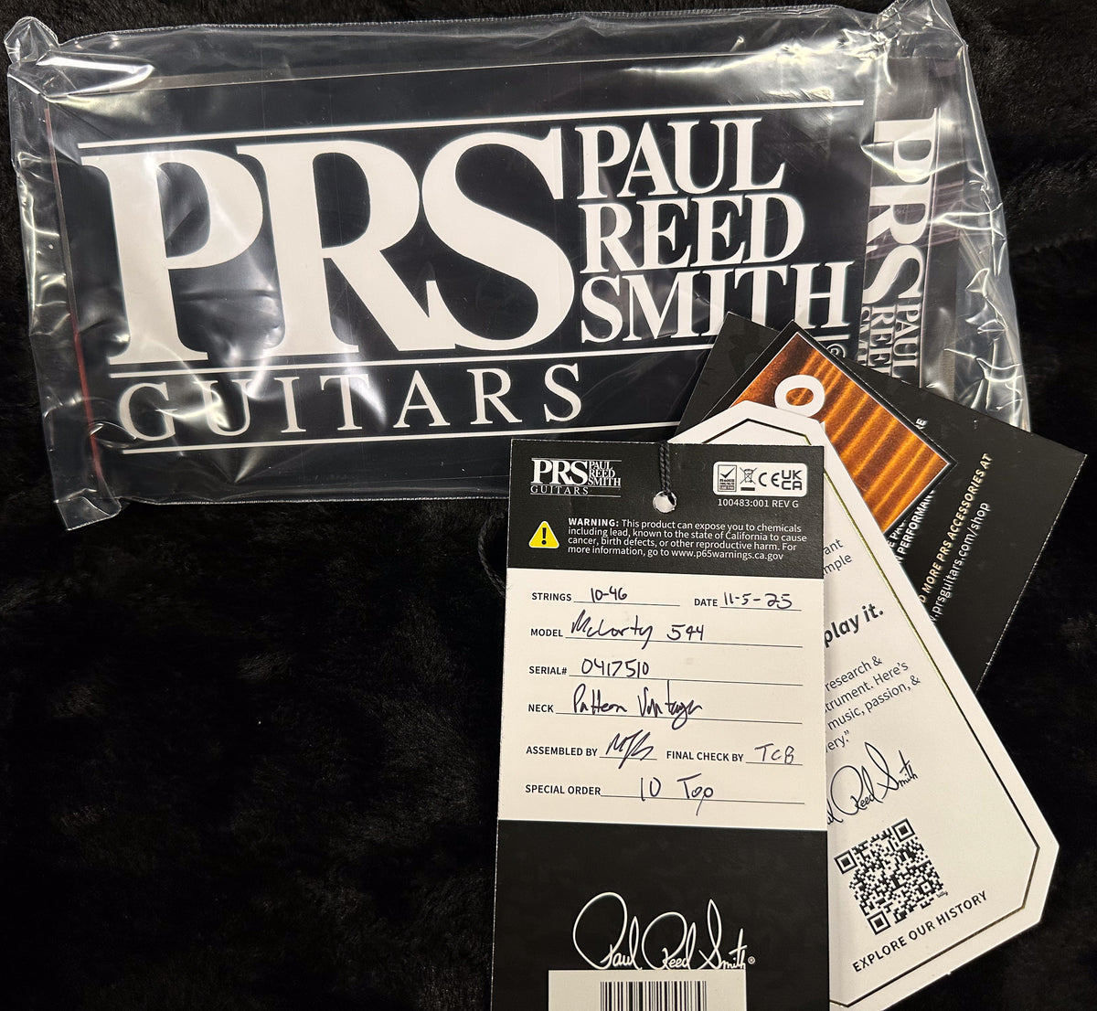 PRS McCarty 594 10 Top Tiger Eye (510)