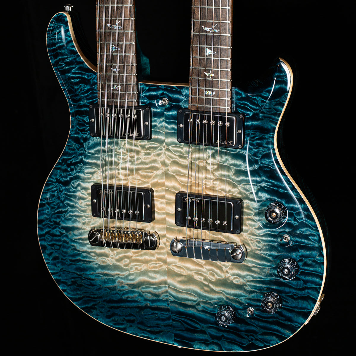 PRS Private Stock 12258 Custom 22 6/12 Doubleneck Slate Glow (636)