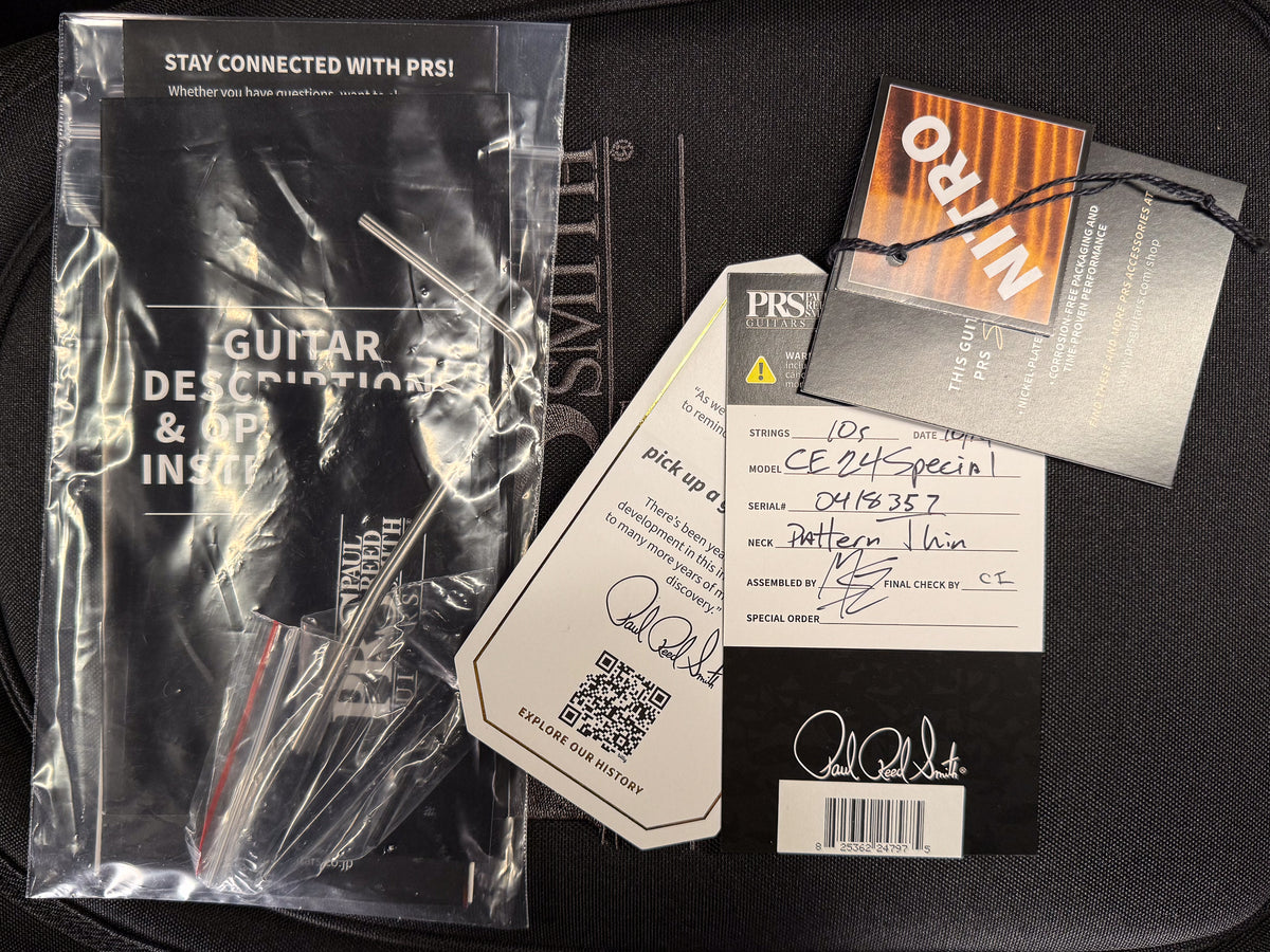 PRS CE 24 Special Limited Edition Black Amber (357)