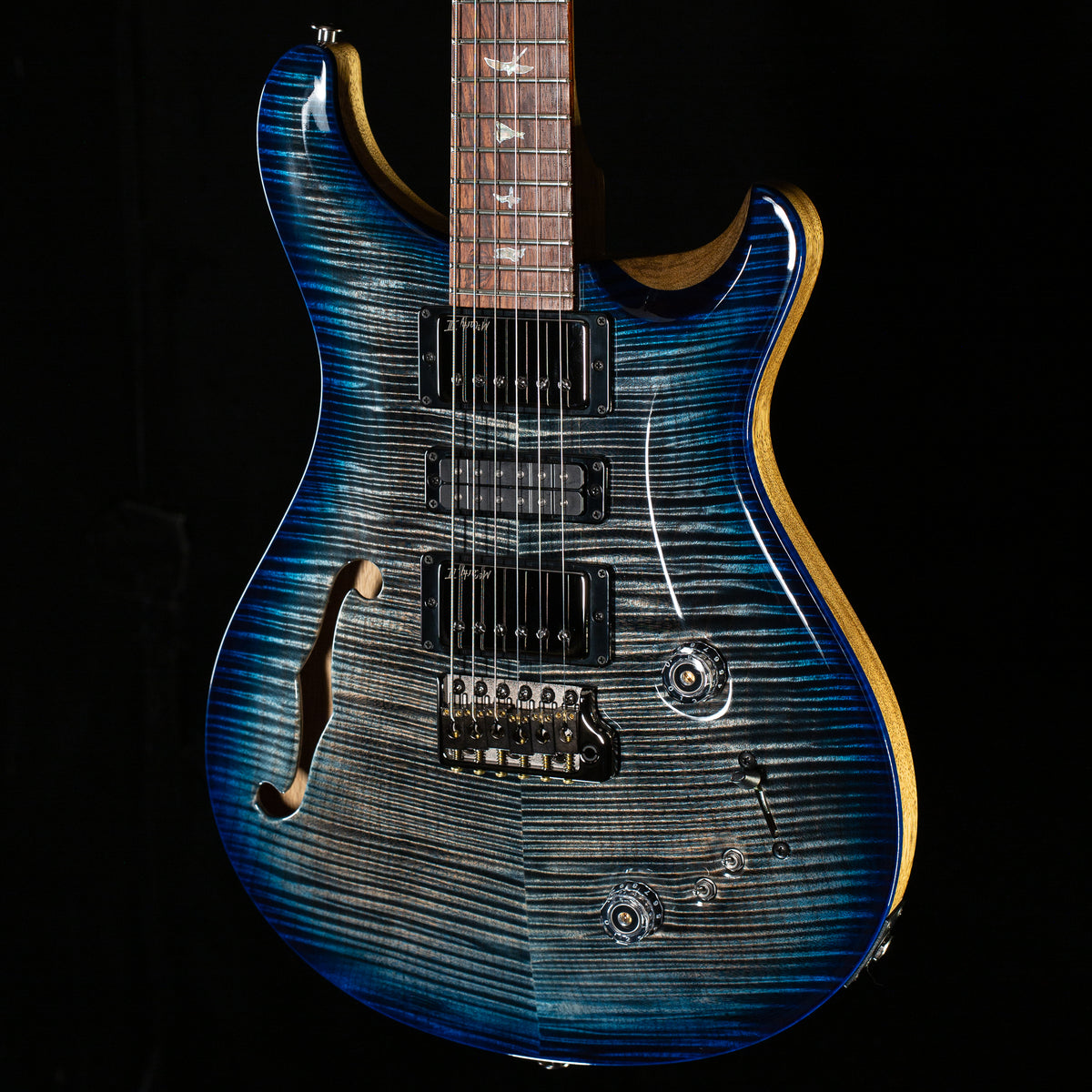 PRS Special Semi-hollow Artist Top Black Limba Faded Blue Charcoal Burst (445)
