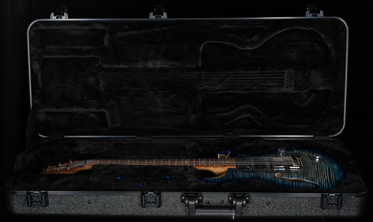 PRS Special Semi-hollow Artist Top Black Limba Faded Blue Charcoal Burst (445)