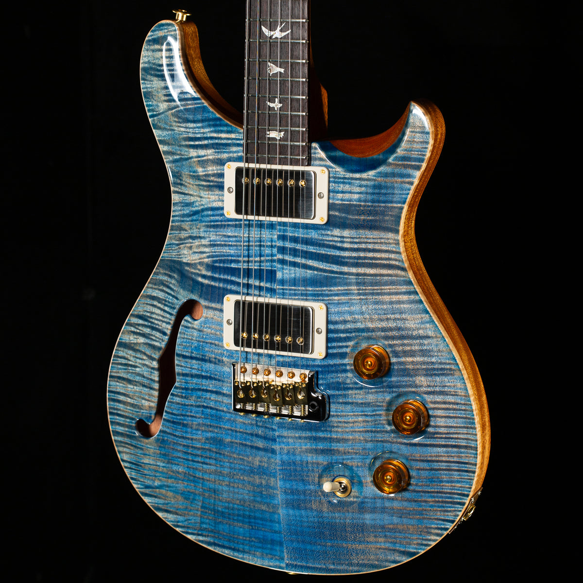 PRS DGT Semi-Hollow Faded Blue Jean 10 Top (345)