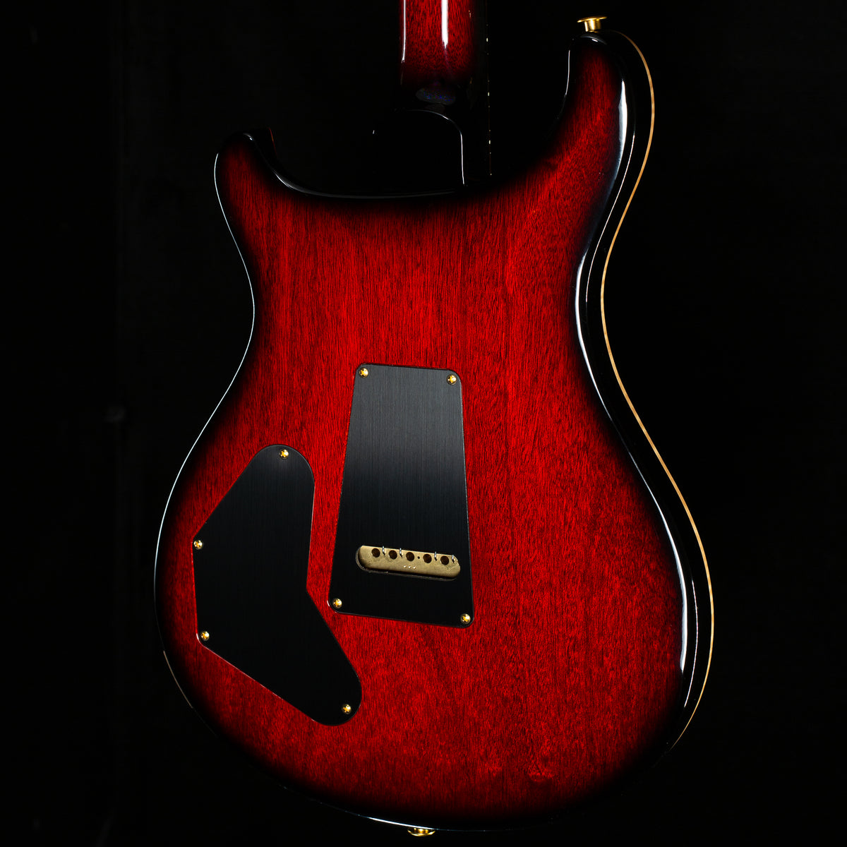 PRS DGT Semi-Hollow Custom Color Blood Orange/Smokeburst Back 10 top (346)