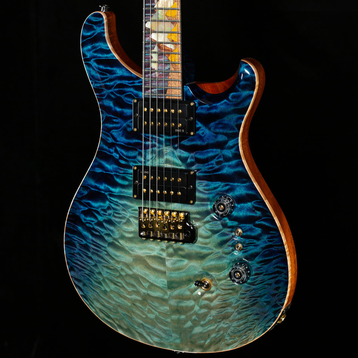 PRS Private Stock 12266 Custom 24 Aqua Violet Dragon's Breath Pyramid Inlay (659)
