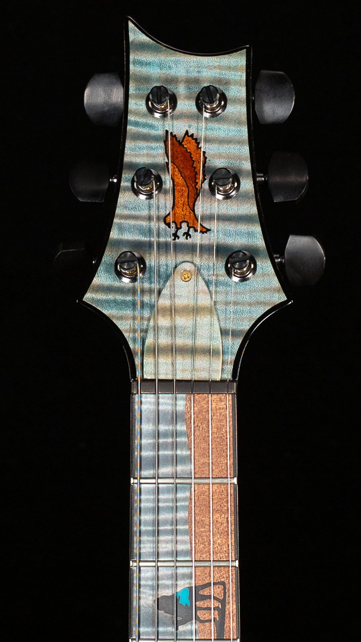 PRS Private Stock 12266 Custom 24 Aqua Violet Dragon's Breath Pyramid Inlay (659)