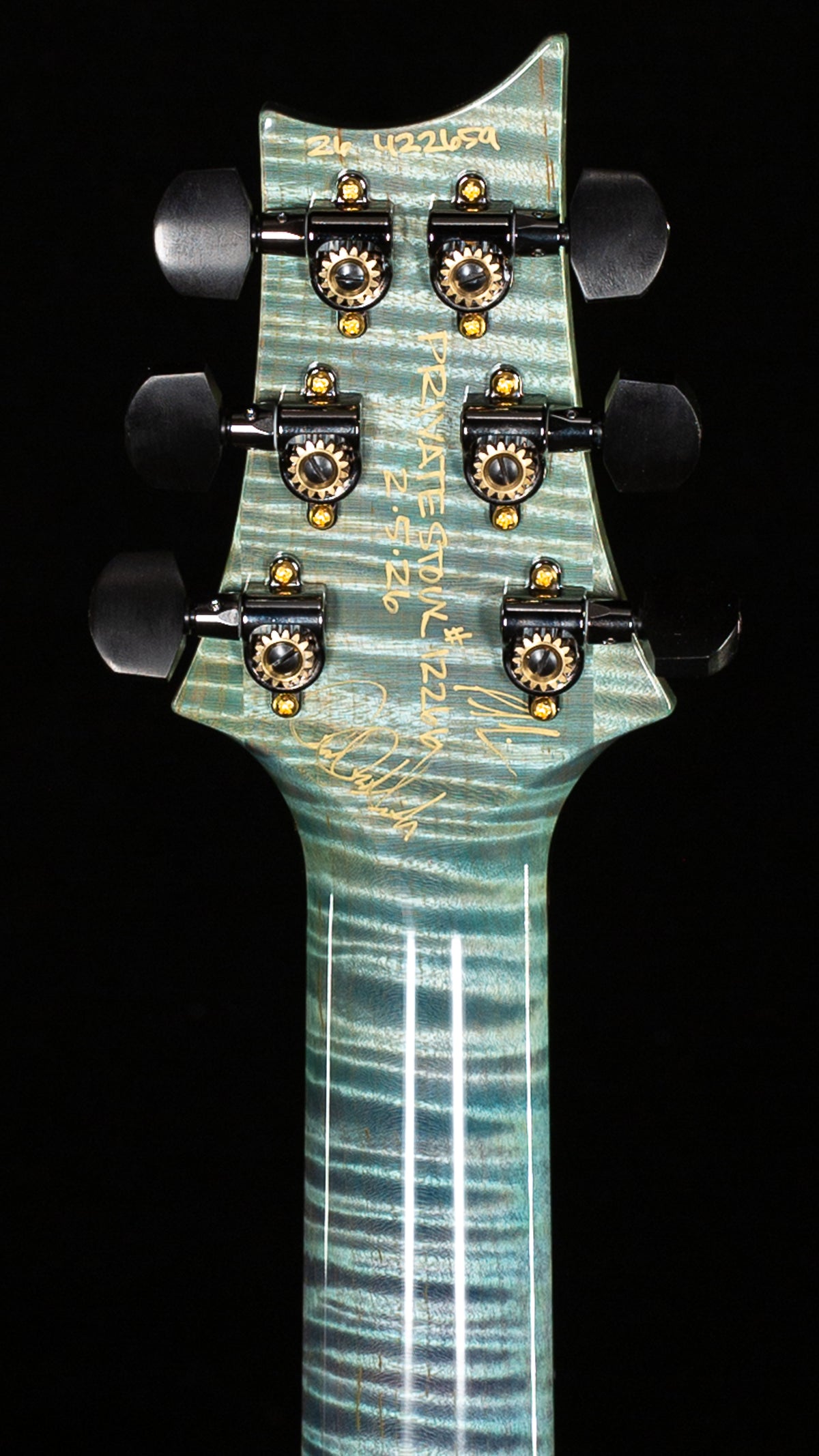 PRS Private Stock 12266 Custom 24 Aqua Violet Dragon's Breath Pyramid Inlay (659)