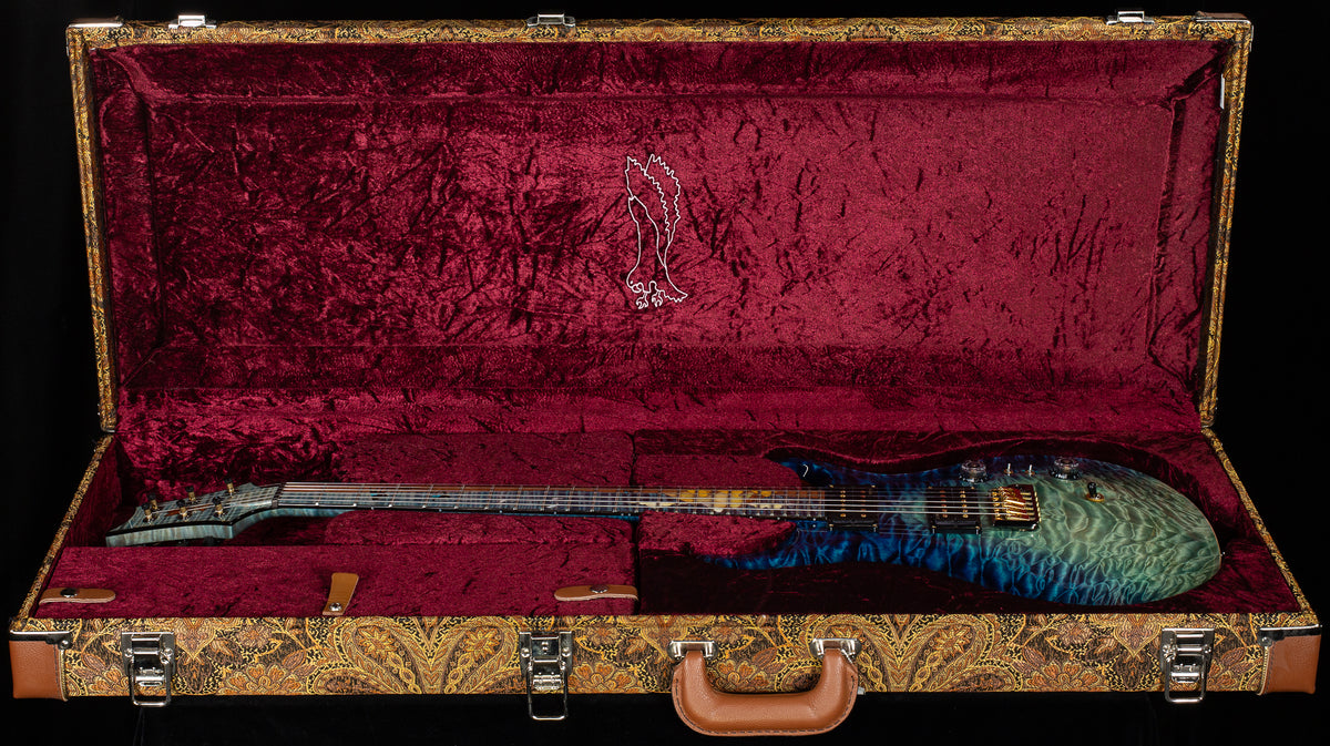PRS Private Stock 12266 Custom 24 Aqua Violet Dragon's Breath Pyramid Inlay (659)