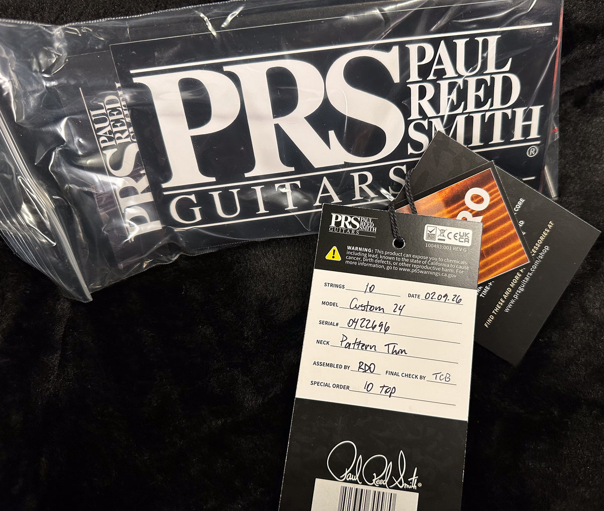 PRS Custom 24 Limtied Arctic Blue 10 Top (696)